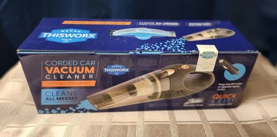 ThisWorx Car Vacuum Cleaner - Portable Handheld Mini Vacuum Cleaner w/ 16ft Cord - Image 1 of 3