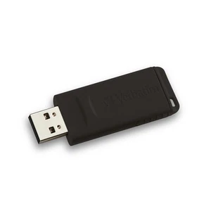 Verbatim 98696 16 GB Slider USB 2.0 Flash Drive - Black - Bild 1 von 5