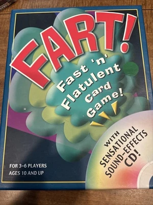 FART! The Fast 'n' Flatulent card game w/ Sound-Effects CD 100% COMPLETE - 2007 - Image 1 of 4