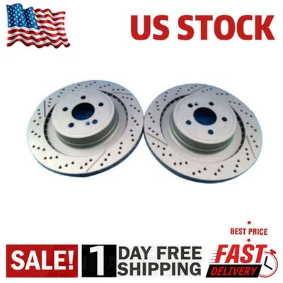 Fits Mercedes Benz E63 Amgs C63 Cls63 Amg Rear Brake Rotors US Stock Hot Sales - Image 1 of 4
