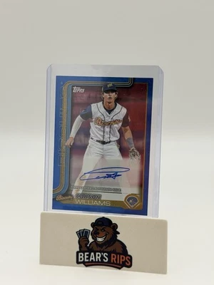 2025 Topps Pro Debut - Carson Williams #PD-127 Blue Foil /150 (RC) - Image 1 of 2