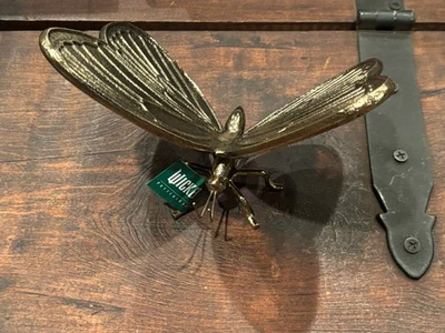 Pottery Barn Wicked Glinda Butterfly Antiguo Latón Acabado Objeto NUEVO Foto 1 de 4
