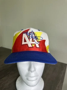 Vintage 90s Logo 7 Shark Tooth Nascar Hot Wheel Kyle Petty Snapback Hat Red - Picture 1 of 8