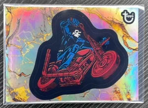 2025 Topps Marvel Comic Heroes 1975 Golden Anniversary Ghost Rider Refractor #8 - Picture 1 of 10