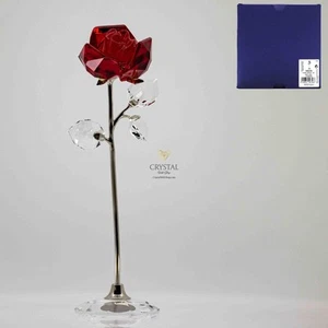 Swarovski Figurine Flower Dreams - Red Rose Large 5490756 - Picture 1 of 10