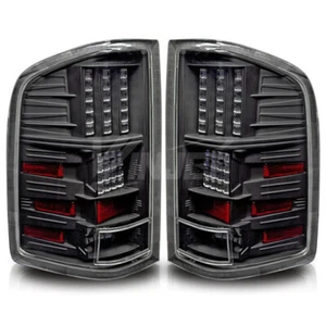 For 1996-2000 Dodge Grand Caravan LED Tail Light Pair Black Housing Clear Lens - Bild 1 von 2