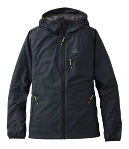 NWT $149 LL BEAN PERFORMANCE FLEECE-LINED WINDBREAKER JACKET LARGE L BLACK NEW - Picture 1 of 5
