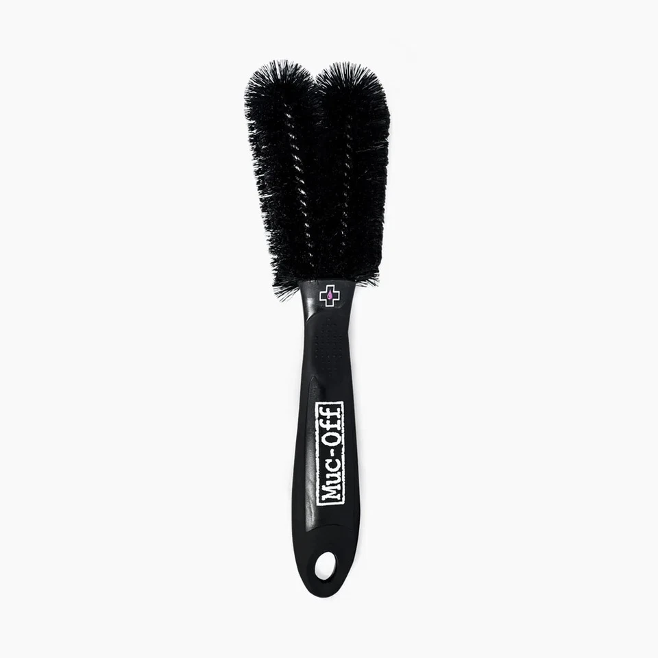Muc-Off Two Prong Brush Motorcycle Motorbike Cleaning Brush - Image 1 of 1