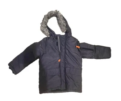 Oshkosh B'gosh Niños Abrigo Chaqueta Gris Con Capucha Talla 6 Forrado Polar Esquí Foto 1 de 4