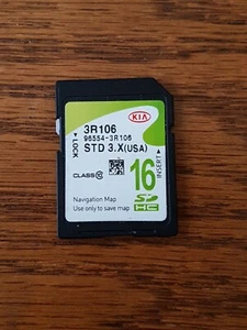 OEM KIA  MAP DATA GPS Navigation SD Card 96554-3R106 STD3.X USA - Bild 1 von 2