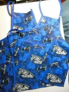"Delantal para niños - STAR WARS, fondo azul, NUEVO, 2 tallas: 16""x 18"" y 17""x 21" - Imagen 1 de 6