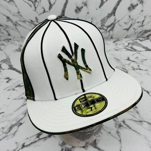 New Era Cap MLB NY Yankees White | Black Pipping | Digital Woodland Camo 59FIFTY - Bild 1 von 7