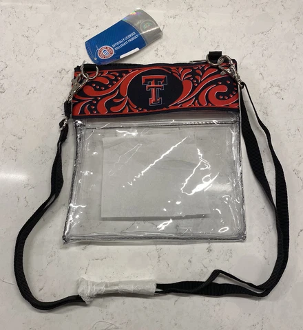 Texas Tech Red Raiders Clear Stadium Compliant Gameday Crossbody Purse Cover