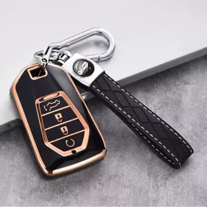 TPU Car Remote Key Fob Cover Fob Case For ISUZU D-MAX MU-X MUX 4Buttons Black - Picture 1 of 4