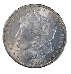 1890 P MORGAN DOLLAR - BEAUTIFUL COIN - AU/BU - Picture 1 of 2