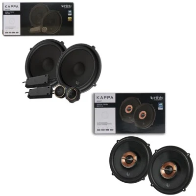 INFINITY KAPPA603CF 6.5" 2-WAY COMPONENT SPEAKER SYSTEM + KAPPA63XF CAR SPEAKERS - Image 1 of 4