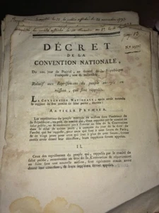 VOLKSVERTRETER AUF MISSION GESCHICKT. 1794. - Bild 1 von 1