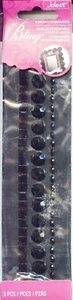 CRYSTAL BORDER Black Bling Jewels Accents Jolee's Stickers Crafts Scrapbook - Picture 1 of 1