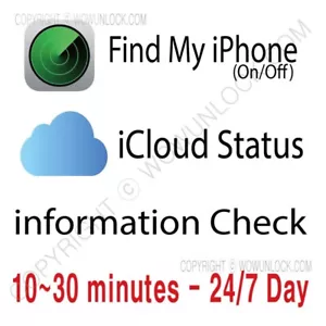 Find My iPhone and iCloud Status Check for iPhone, iPad, iWatch - Picture 1 of 2