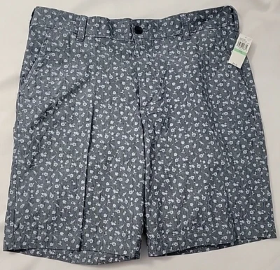 Pantalones Cortos Chinos IZOD Saltwater Dockside Para Hombre 40 Azul Tropical Informal Confort Playa Foto 1 de 4