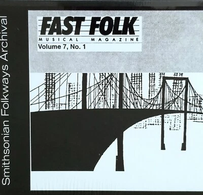 FAST FOLK SEALED CD SMITHSONIAN FOLKWAYS ARCHIVAL Vol 7 No 1 GUITAR MAGAZINE lp - Image 1 of 4