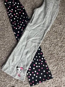 Gymboree Baumwolle gepunktet grau Hose Panda Mädchen Paket 2-teiliges Set Gr. 12 A2 - Bild 1 von 4