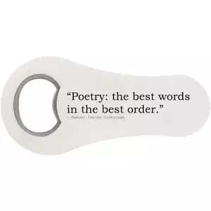 Poetry Quote By Samuel Taylor Coleridge Bottle Opener Fridge Magnet (BO00026365) - Picture 1 of 2