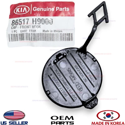 Genuine Front Bumper Tow Eye Hook Cap Cover ⭐OEM⭐ KIA RIO 2018-2020 86517H9000 - Image 1 of 4