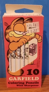 ๐ฅ 1978 Garfield the Cat Coloring Colored Pencils in Box Brand New ๐ฅ - Picture 1 of 4