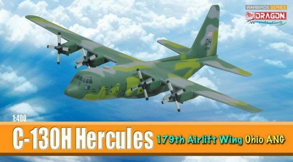 Dragon Wings, C-130H Hercules Ohio A.N.G 179th Wing, 1:400 Model Aircraft - Image 1 of 1
