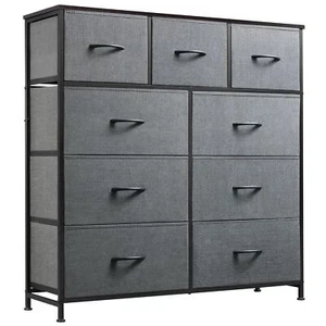 9drawer Dresser Fabric Storage Tower For Bedroom Hallway Nursery Closet Tall Che - Picture 1 of 8