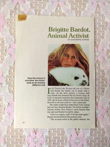 Brigitte Bardot  Animal Activist by Jean Marie Javron  Readers Digest  - Picture 1 of 2