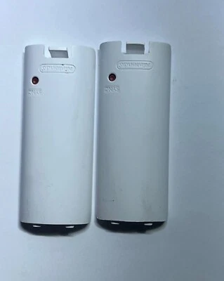 X2 OEM Nintendo Wii Remote Controller White Battery Cover Replacement - Image 1 of 2