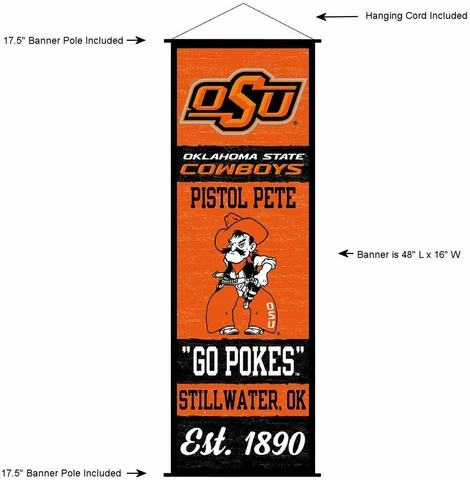OKLAHOMA STATE COWBOYS--BANNER ------PISTOL PETE Cover
