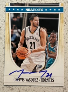2011-12 NBA Hoops #64 Greivis Vasquez Autograph New Orleans Hornets - Picture 1 of 2