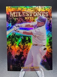1999 Finest Milestones Hits Refractor #M-1 Tony Gwynn /3000