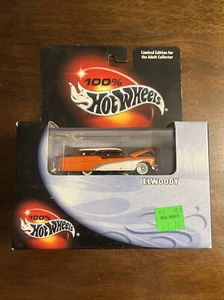 Hot Wheels 100% Black Box Buick Elwoody Orange & White Limited Edition - Picture 1 of 5