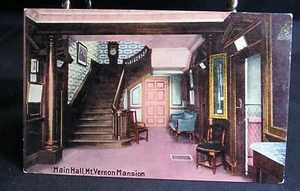 Fairfax, Va - Mt. Vernon - Main Hall, Mr. Vernon Mansion - nicht verschickt - Bild 1 von 2