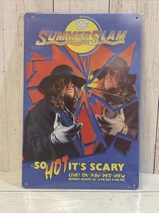 Letrero de metal póster fotovoltaico Summer Slam 94 Undertaker Vs Undertaker - Imagen 1 de 1