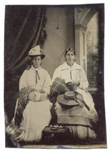 INDIANER INDIANER FRAUEN KARIERT TEXTILIEN LEDER REISETASCHE KOFFER FARBTYP - Bild 1 von 1