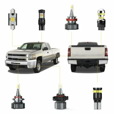 2008-2014 Chevrolet Silverado 2500/3500 HD Complete LED Headlight Sets Plug&Play - Image 1 of 4