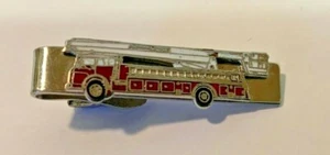 Camión de bomberos vintage novedoso barra de corbata Pitman snorkel bombero primera respuesta diversión - Imagen 1 de 9