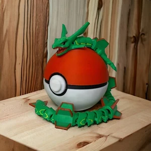 Figura Pokémon Rayquaza impresa en 3D - Imagen 1 de 3