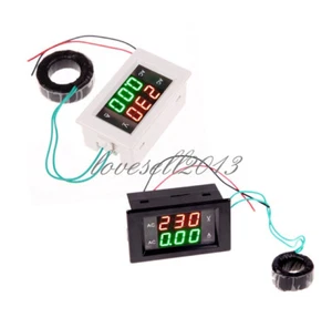 Amperometro digitale AC voltmetro pannello LCD amplificatore voltmetro 100A 300V 110V 220V - Foto 1 di 11