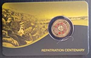 2019 Australia Centenary of Repatriation UNC $2 coin on card - Picture 1 of 2