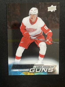 22-23 UD Series 2 Hockey Clear Cut Young Guns 489 Elmer Soderblom - Picture 1 of 2