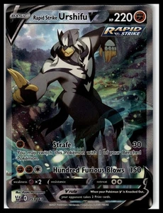 Rapid Strike Urshifu V Battle Styles 153/163 Ultra Rare Alt Art Pokemon - Picture 1 of 3
