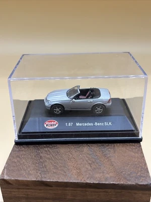 Mercedes-Benz SLK Silver 1:87 Die Cast Model Power Minis - Image 1 of 4