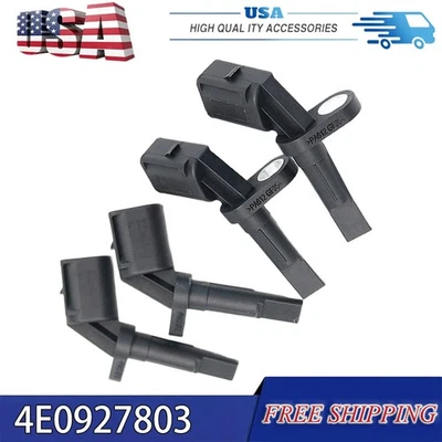 4 PIEZAS 4E0927803 para Audi A4 A5 A6 A8 Quattro Q5 RS7 S4 ABS sensores de velocidad de rueda Foto 1 de 4