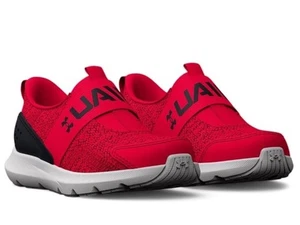 New Under Armour Surge 3 Slip On Running Shoes Toddler Boy's Size 8 K Red - Picture 1 of 5